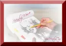 ARTIST SKETCHING MARILYN MONROE ON THE BEACH.