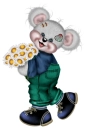 CREDDY BOY BEAR WITH FLOWERS