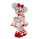 CREDDY GIRL BEAR WITH BUTTERFLY