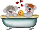 CREDDY BEARS IN A TUB