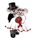 CREDDY BEARS BRIDE AND GROOM