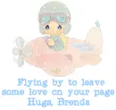 Fly by leave love on page Brenda