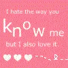 You Know Me