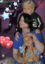 Michael with his kids