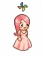 pink dress girl