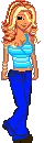 blue jeans doll
