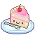 pink piece of pie