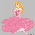 aurora pink dress