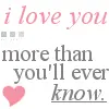 More than you'll know