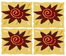 Sun in brown