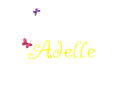 Adelle Rainbow With Butterflies