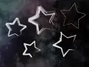 white stars