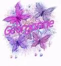 Purple ad Pink Butterflies - Georganne
