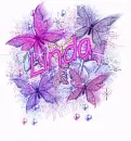 Purple and Pink Butterflies - Linda