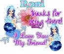 Thanks for being there...Roni