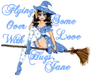 FLYING OVER WITH SOME LOVE HUGS, JANE