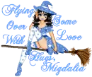 FLYING OVER WITH SOME LOVE HUGS, MIGDALIA