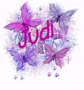 Pink and Purple Butterflies - Judi
