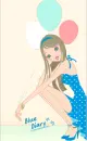 Kawaii Girl Blue