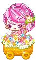 Pink Flower Girl