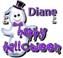 Happy Halloween Ghost - Diane