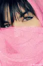 beautiful girl whith veil