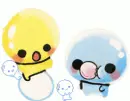 Bubbles Playing Together