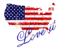 love it flag