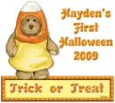 First Halloween - Hayden