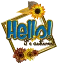 Hello- It's autumn!