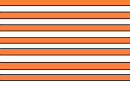 Orange and White