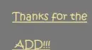 thanks4theadd