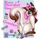 HAVE A PURRRFECT DAY GENALYN/CAT