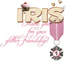 Iris ... glitter-friendship