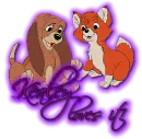 Fox and the Hound ~ Kealey loves it