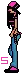 thuggete doll with letter S