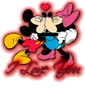 I love you Mickey Minnie