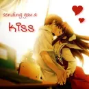 sending kisses