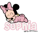 Sophia Sleeping Baby Minnie Mouse