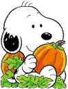 Snoopy whit pumpkin