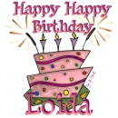 Happy Happy Birthday Loida
