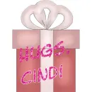 Pink Gift Box - Hugs - Cindi