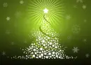green tree xmas