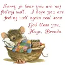 Feel better soon Brenda