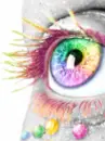 Rainbow eye