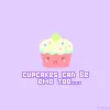 Emo cupcake