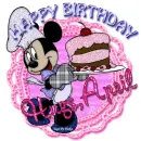 Happy Birthday,Hugs April