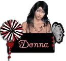 Girl Name Tag - Donna