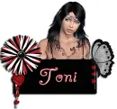 Girl Name Tag - Toni
