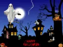 Happy Halloween ghosts